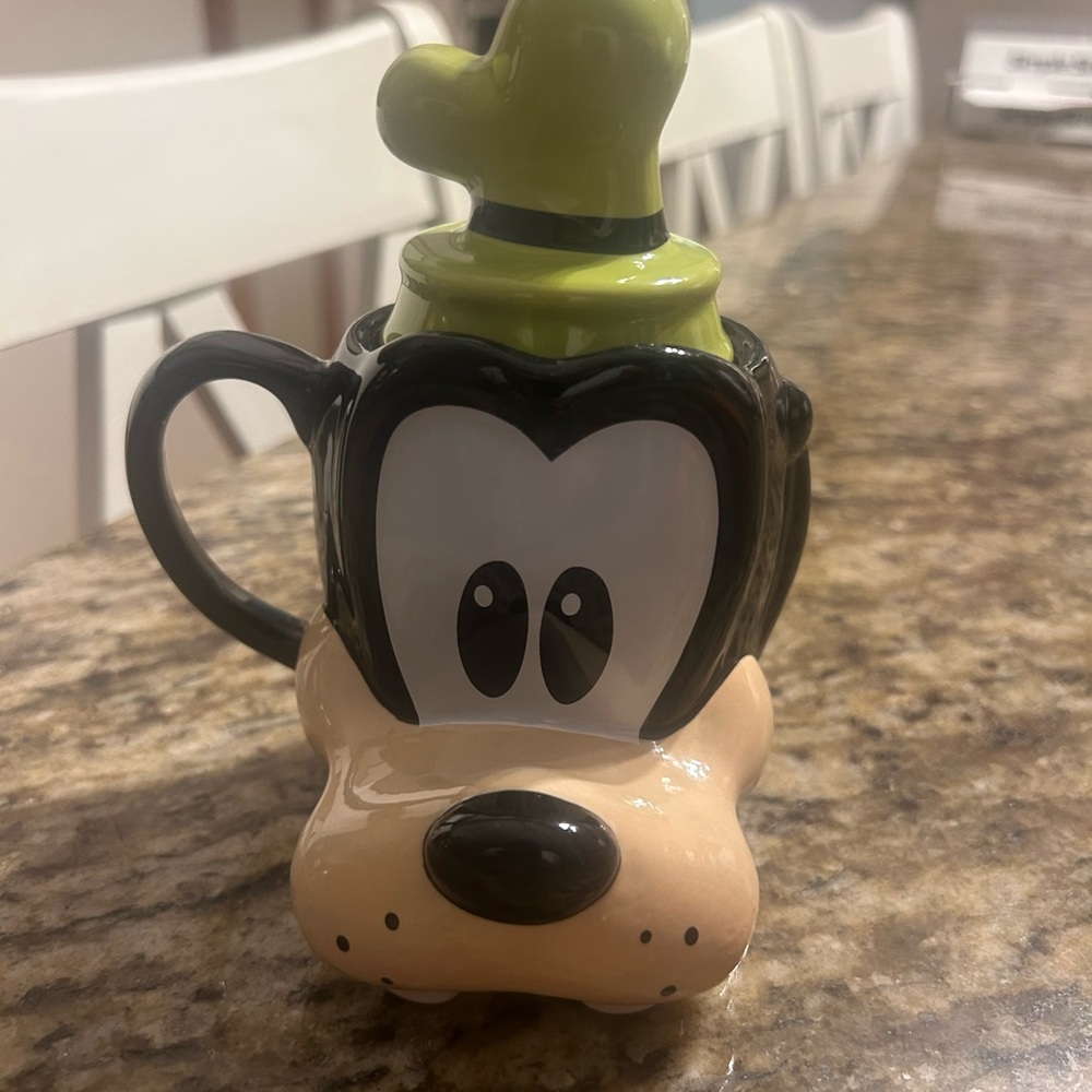 Disney Black and Cream Goofy Mug